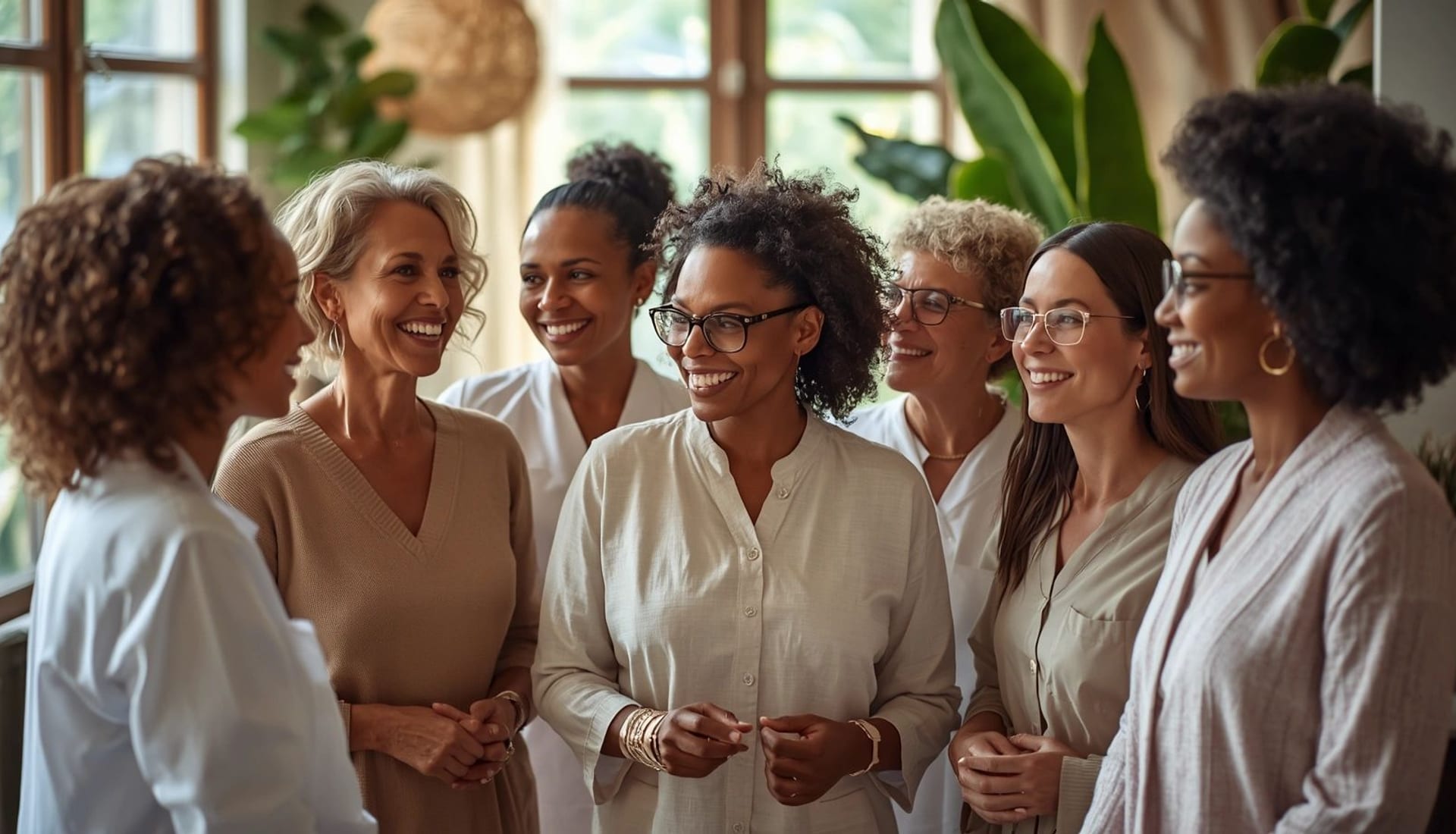 Multigenerational women of different ages and backgrounds
