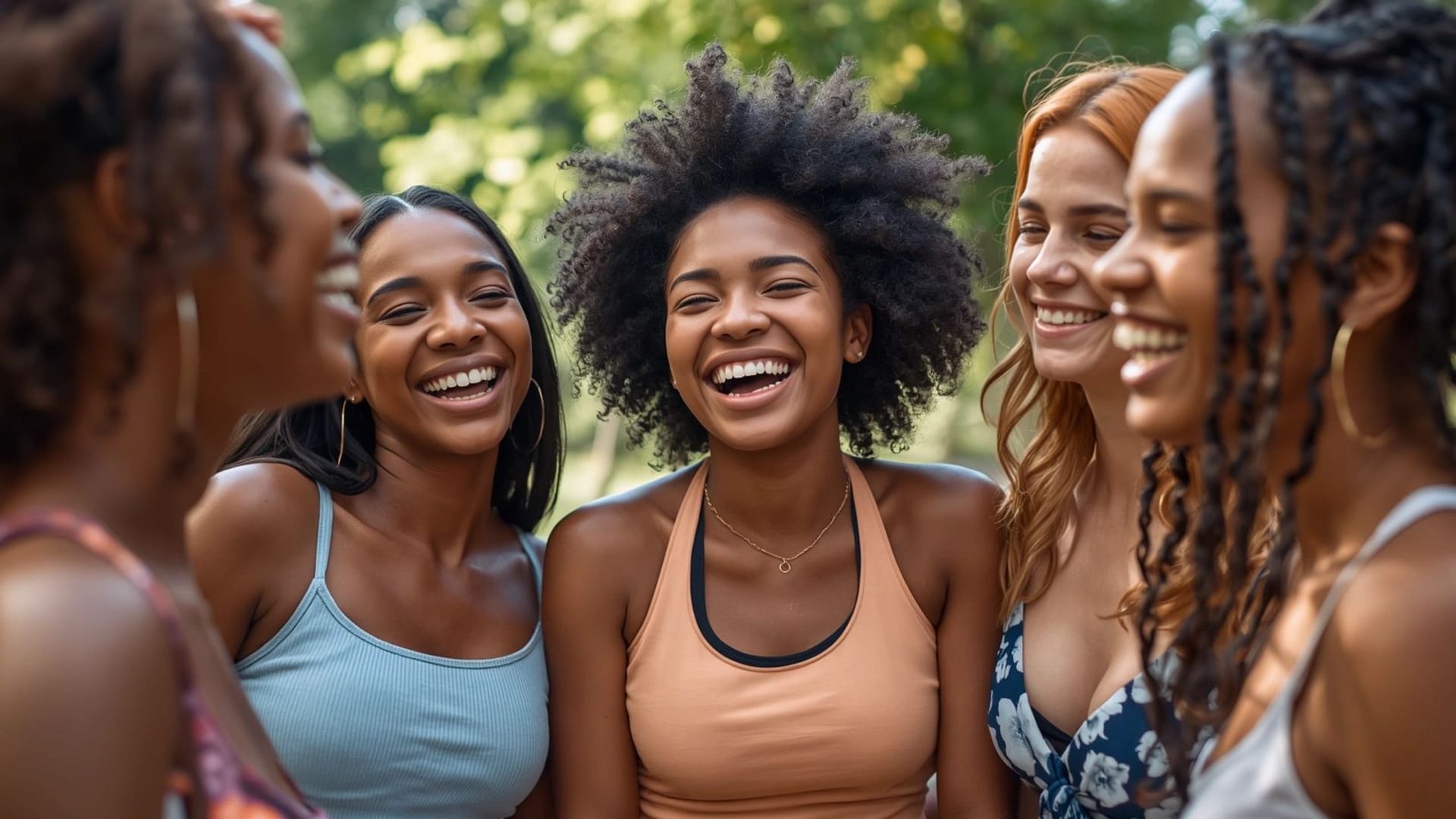 Diverse multigenerational women together